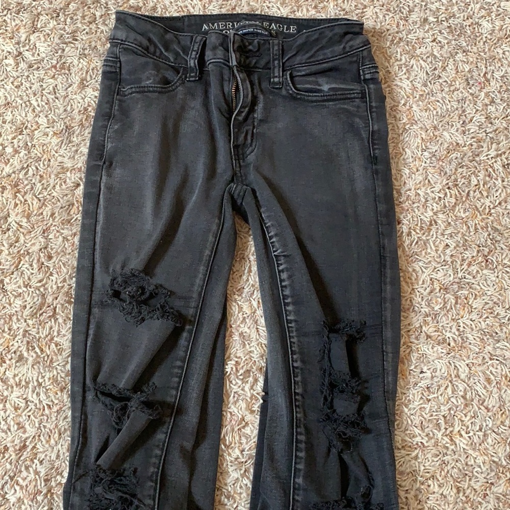 American eagle black skinny jeans!